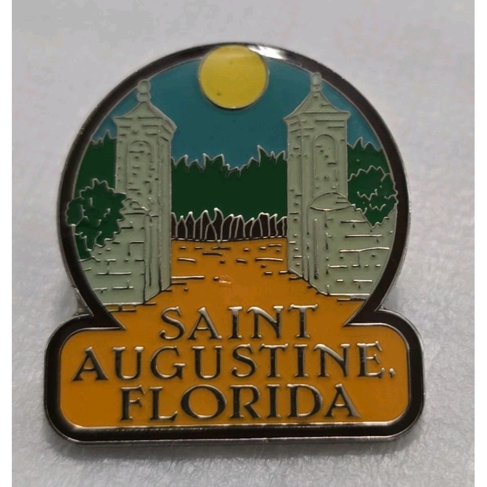 St. Augustine Florida Lapel Pin City Gates